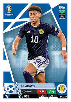 Che Adams Scotland Topps Match Attax EURO 2024 #SCO18